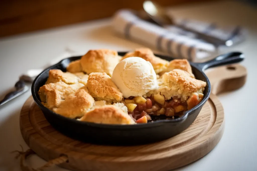 Is apple Cobbler the same as apple pie