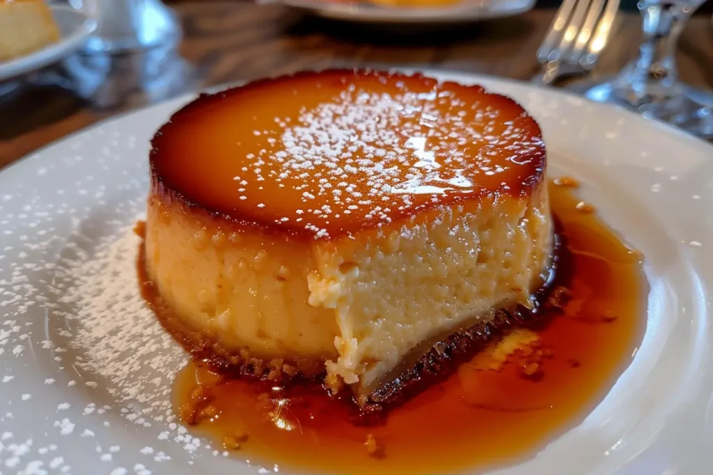 Is flan just custard?