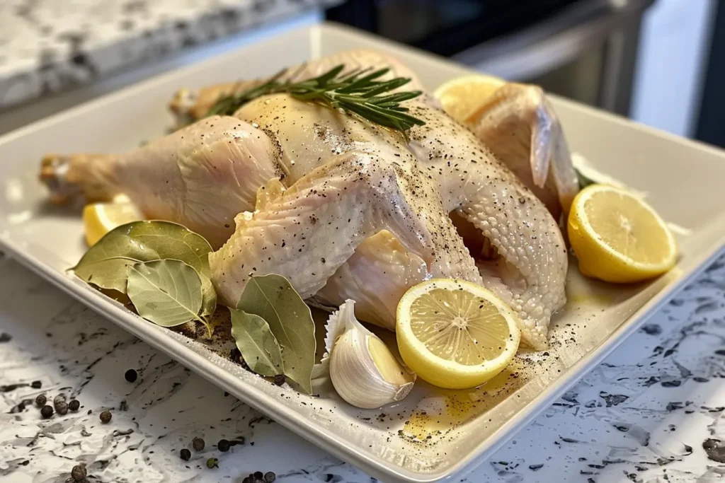 Should I rinse chicken after brining?