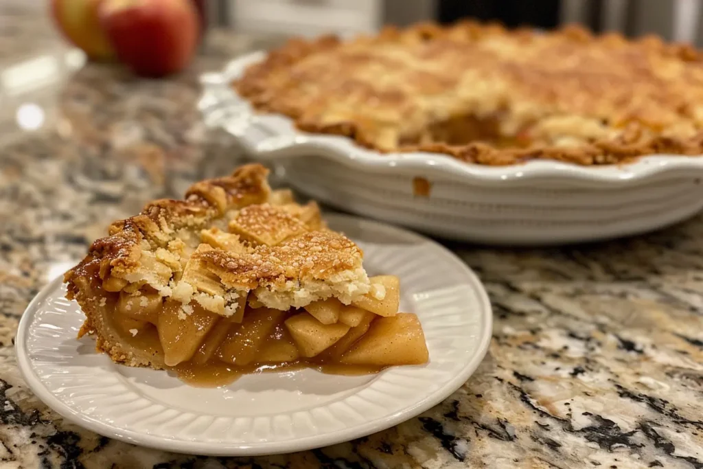 What is the difference between apple pie and apple cobbler?