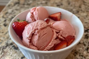 strawberry ice cream recipe