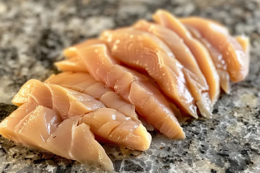 Do you wash thin sliced chicken breast?